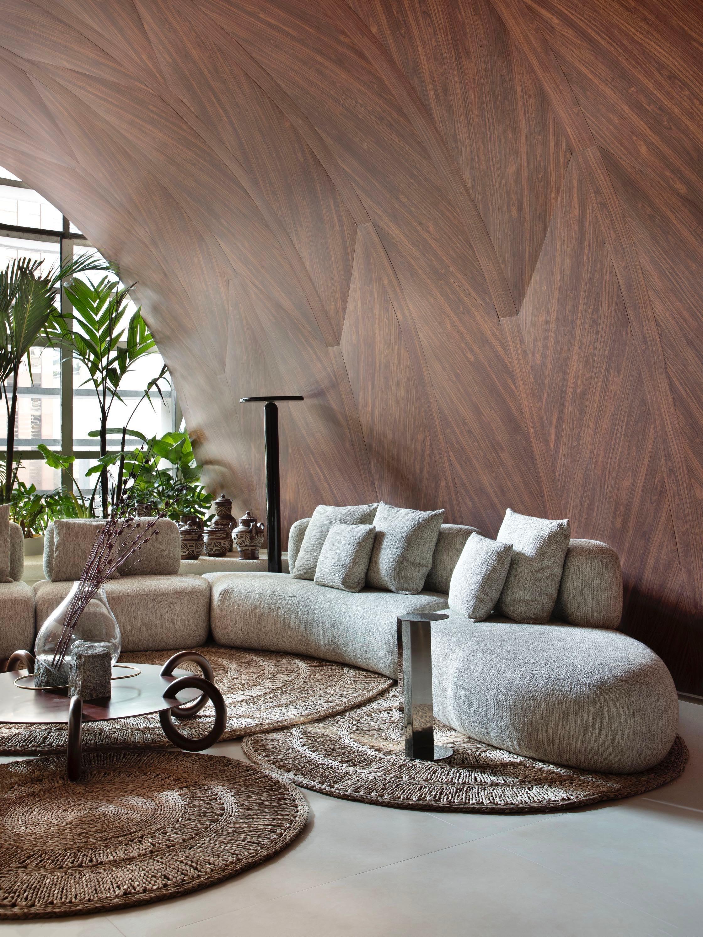 Tapete Redondo Capim D'água