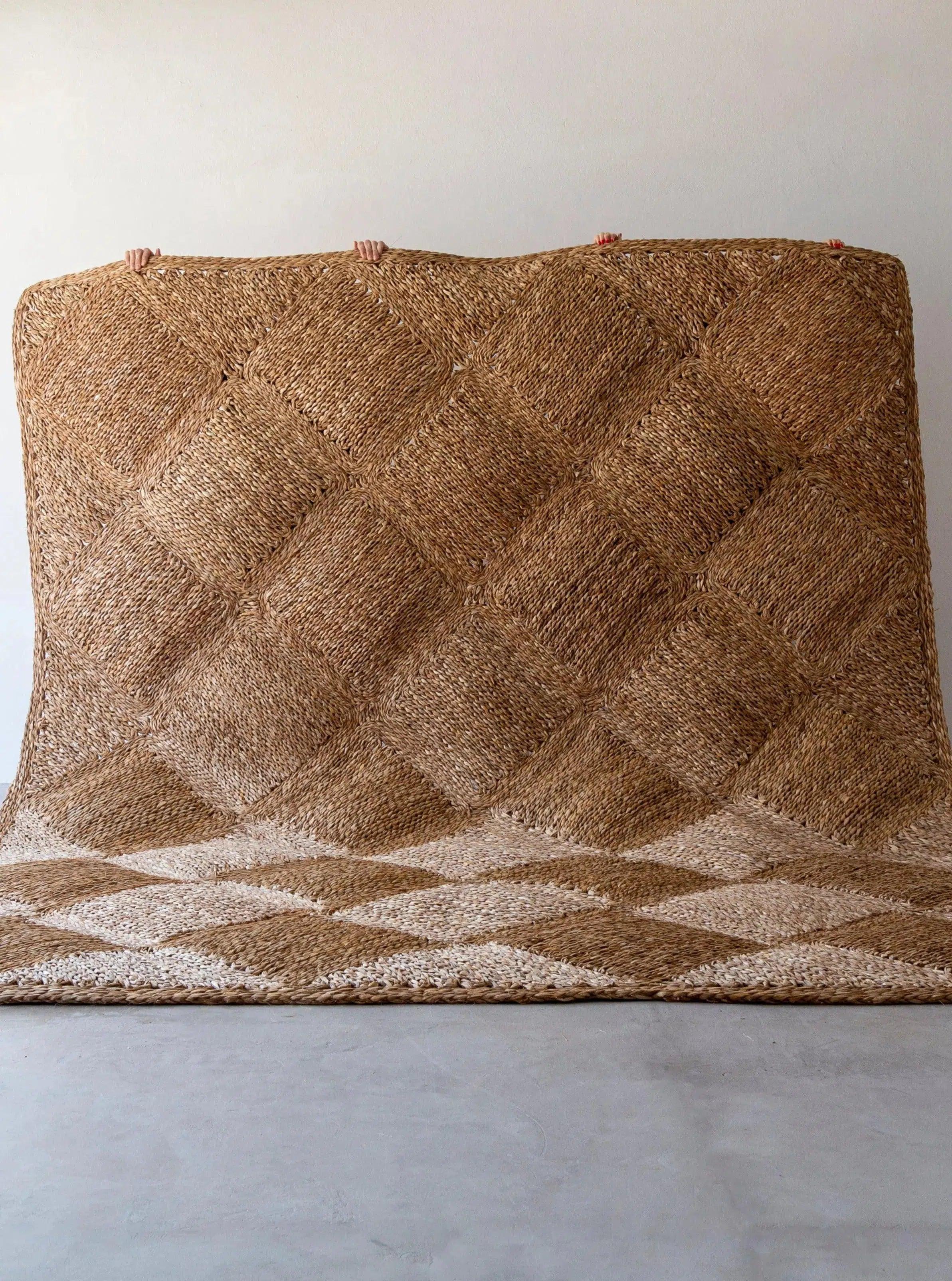 Tapete Losangos Capim D'água - Leva Oficina