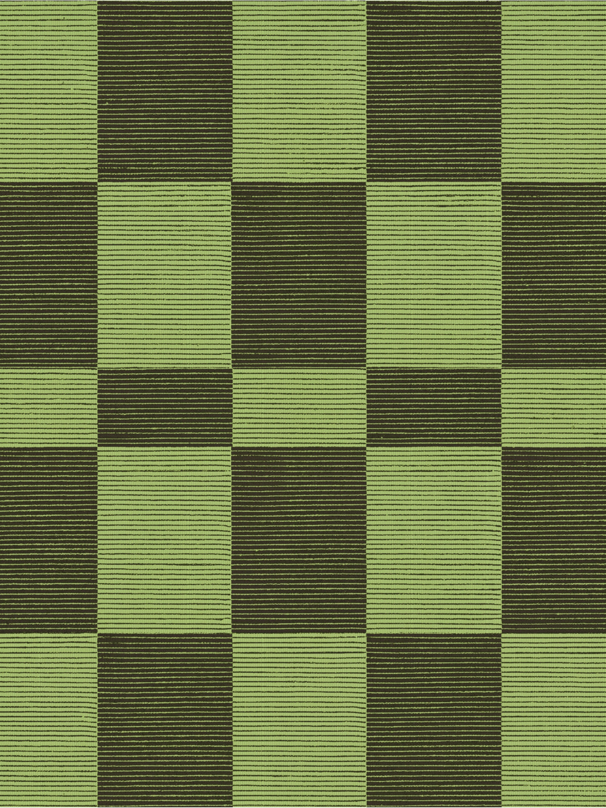 Tapete Chroma verde escura e verde claro desenho quadriculado